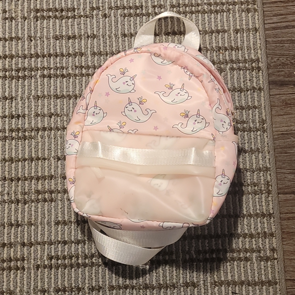 Pink backpack